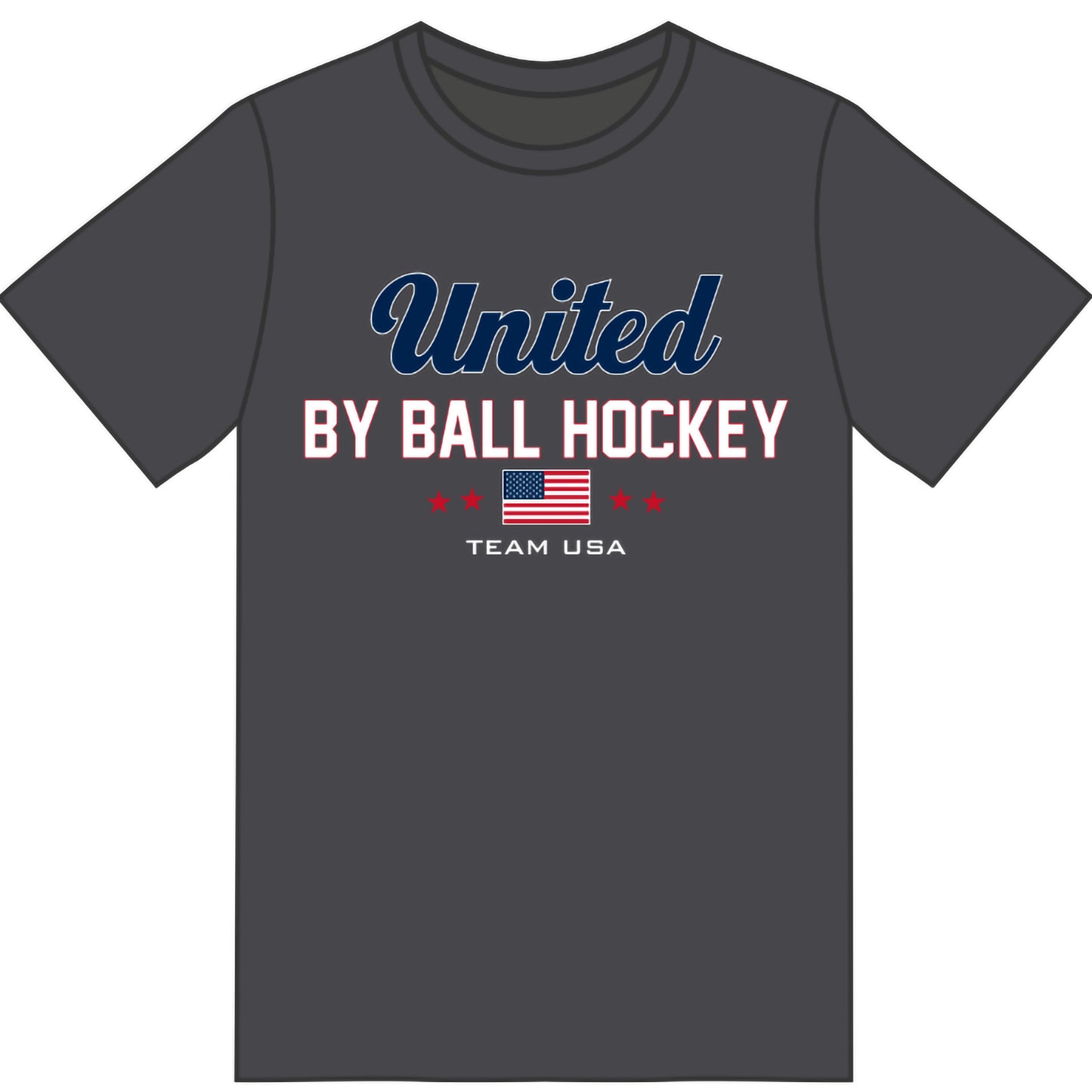 2026 Gray "United by Ball Hockey" Short Sleeve