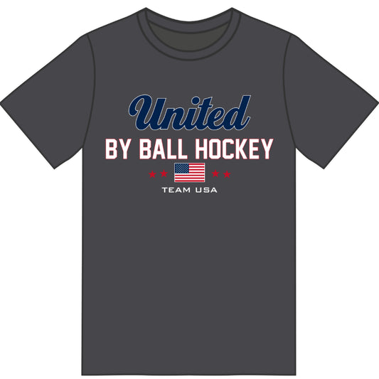 2026 Gray "United by Ball Hockey" Short Sleeve
