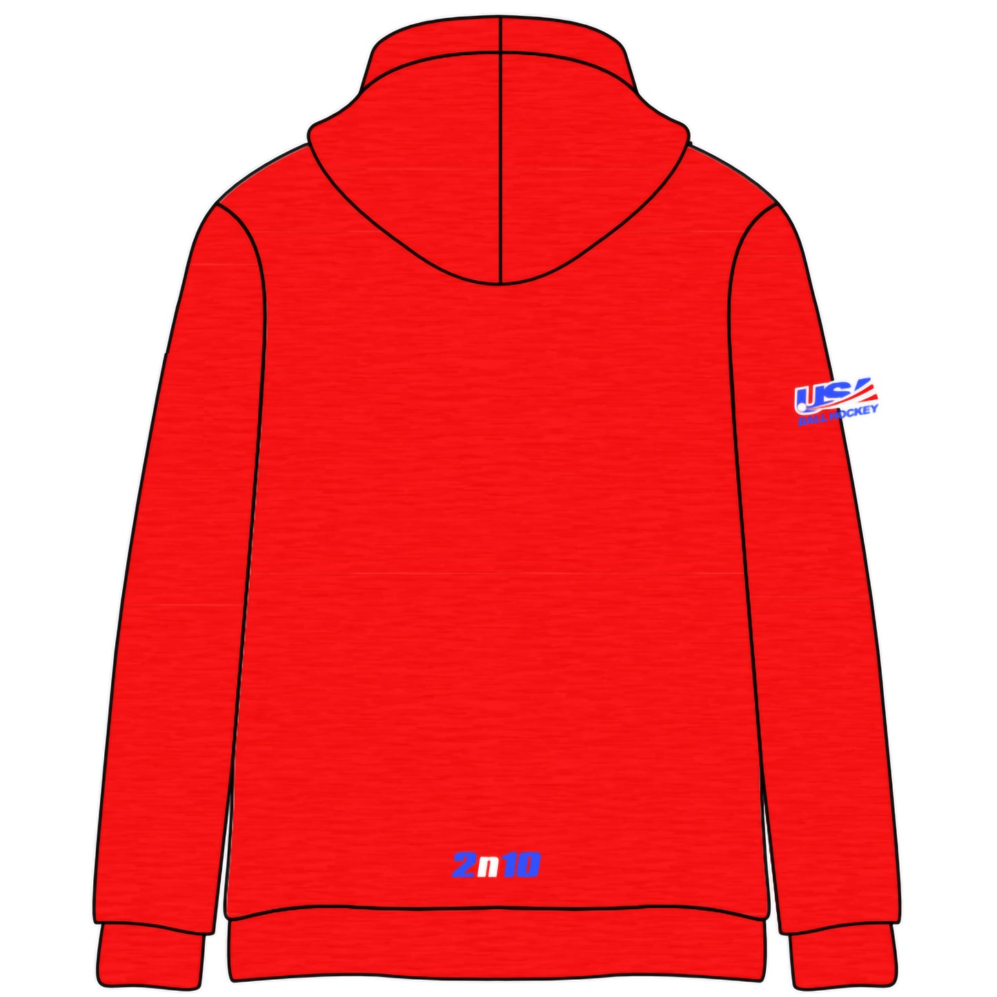 2026 Stick Eagle Stitched Melange Cotton Hoodie (5 color options)