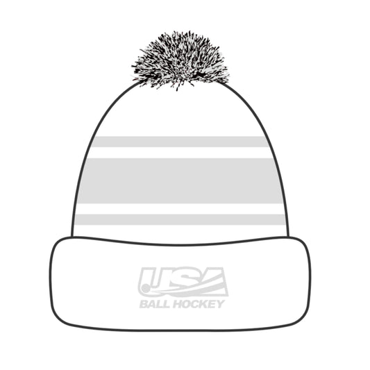Black Out / White Out Beanies (w/stitched logo)