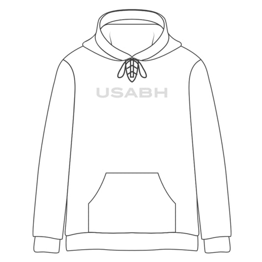 Black Out / White Out Cotton Hoodies - USABH
